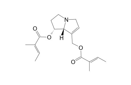 Retronecine, bis(2-methylcrotonate)