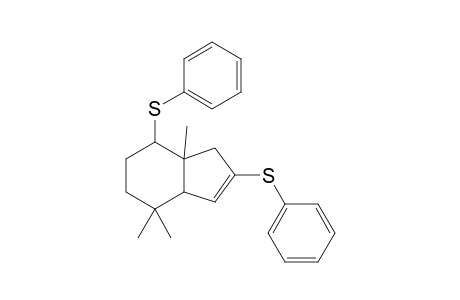 4,4,7a-Trimethyl-2,7bis(phenylsulfanyl)-3a,4,5,6,7,7a-hexahydro-1H-indene