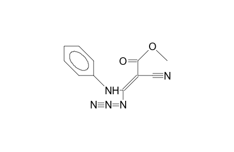 Methyl 3-azido-3-phenylamino-2-cyano-acrylate