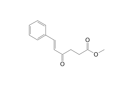 trans-4-oxo-6-phenyl-5-hexenoic acid, methyl ester