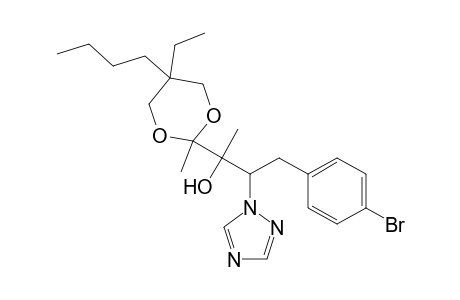 1H-1,2,4-Triazole-1-ethanol, beta-[(4-bromophenyl)methyl]-alpha-(5-butyl-5-ethyl-2-methyl-1,3- dioxan-2-yl)-alpha-methyl-