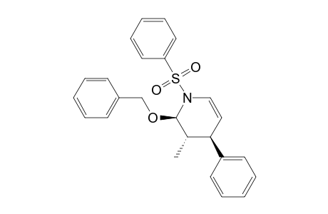 Pyridine, 1,2,3,4-tetrahydro-3-methyl-4-phenyl-2-(phenylmethoxy)-1-(phenylsulfonyl)-, (2.alpha.,3.alpha.,4.alpha.)-