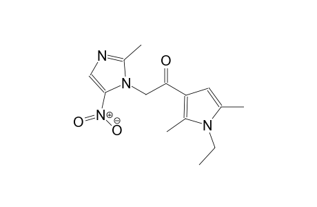 ethanone, 1-(1-ethyl-2,5-dimethyl-1H-pyrrol-3-yl)-2-(2-methyl-5-nitro-1H-imidazol-1-yl)-