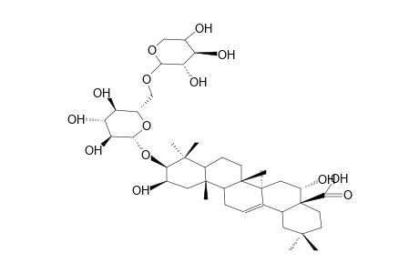 ASTER SAPONIN G ; 3-O-(O-alpha-L-ARABINOPYRANOSYL-(1->6)-beta-D-GLUCOPYRANOSYL) ASTEROGENIC ACID