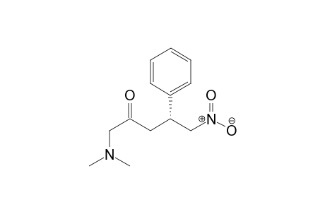 (4R)-1-Dimethylamino-5-nitro-4-phenylpentan-2-one