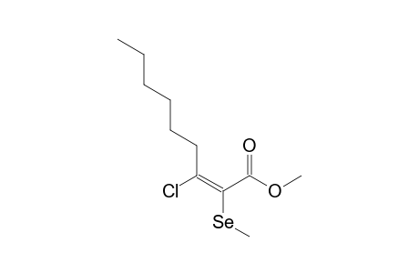 Methyl (Z)-2-methylseleno-3-chloro-2-nonenoate