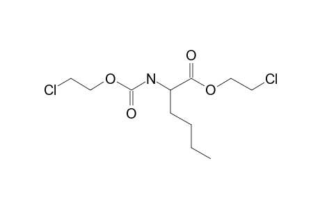 dl-Norleucine, N-(2-chloroethoxycarbonyl)-, 2-chloroethyl ester