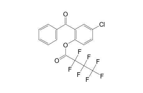 2-Hydroxy-5-chlorobenzophenone, heptafluorobutyrate