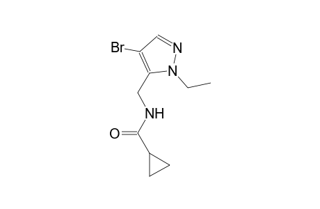 N-[(4-bromo-1-ethyl-1H-pyrazol-5-yl)methyl]cyclopropanecarboxamide