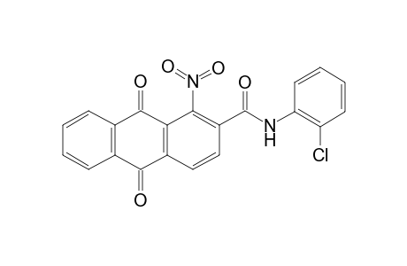 N-(2-chlorophenyl)-1-nitro-9,10-bis(oxidanylidene)anthracene-2-carboxamide