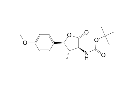 N-[(3S,4S,5S)-2-keto-5-(4-methoxyphenyl)-4-methyl-tetrahydrofuran-3-yl]carbamic acid tert-butyl ester