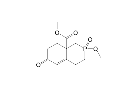 METHYL-2-METHOXY-2,6-DIOXO-1,2,3,4,6,7,8,8A-OCTAHYDRO-2-LAMBDA(5)-ISOPHOSPHOLINE-8A-CARBOXYLATE,ISOMER-#1