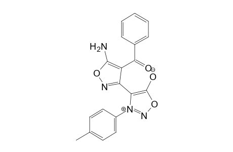 3-(p-Methylphenyl)-4-[5'-amino-4'-(benzoyl)isoxazol-3'-yl]sydnone