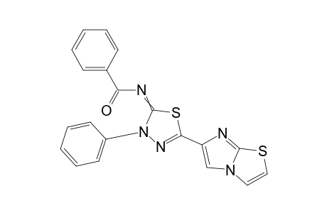 N-(5-(imidazo[2,1-b]thiazol-6-yl)-3-phenyl-1,3,4-thiadiazol-2(3H)-ylidene)benzamide