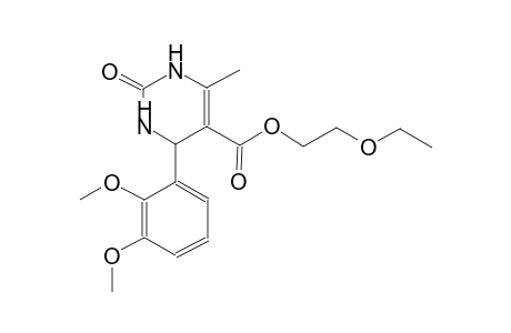 5-pyrimidinecarboxylic acid, 4-(2,3-dimethoxyphenyl)-1,2,3,4-tetrahydro-6-methyl-2-oxo-, 2-ethoxyethyl ester