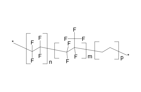 Tetrafluoroethylene-1-perfluoropropyl-ethylene copolymer (76 mol-% tfe)