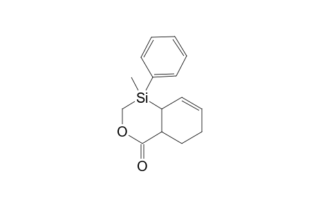 1-Methyl-1-phenyl-1,2,4a,5,6,8a-hexahydro-3-oxa-1-sila-naphthalen-4-one