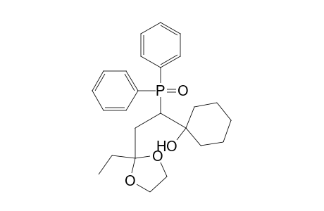 Cyclohexanol, 1-[1-(diphenylphosphinyl)-2-(2-ethyl-1,3-dioxolan-2-yl)ethyl]-