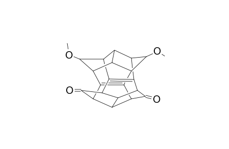 13-anti,18-anti-Dimethoxynonacyclo[12.6.0.0(2,6).0(4,11).0(5,9).0.(7,20).0(10,17).0(12,16).0(15.19)]icosa-1(20),10-dien-3,8-dione