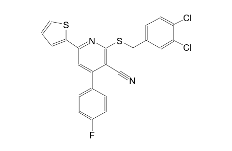 3-pyridinecarbonitrile, 2-[[(3,4-dichlorophenyl)methyl]thio]-4-(4-fluorophenyl)-6-(2-thienyl)-