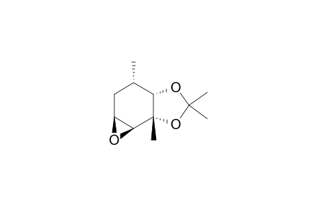 BETA-1,2-EPOXY-ALPHA-CIS-3,4-DIHYDROXY-TRANS-3,5-DIMETHYLCYCLOHEXANE-3,4-ACETONIDE
