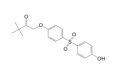 2-Butanone, 1-[4-[(4-hydroxyphenyl)sulfonyl]phenoxy]-3,3-dimethyl-