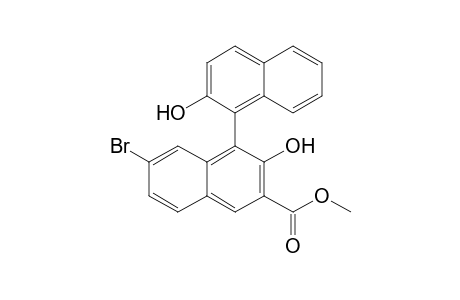 Methyl 7-bromo-2,2'-dihydroxy-1,1'-binaphthalene-3-carboxylate
