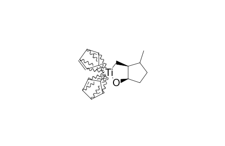 3-BIS-(CYCLOPENTADIENYL)-6-METHYL-2-OXA-3-TITANABICYCLO-[3.3.0]-OCTANE;MAJOR-ISOMER