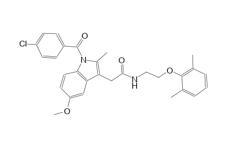 1H-indole-3-acetamide, 1-(4-chlorobenzoyl)-N-[2-(2,6-dimethylphenoxy)ethyl]-5-methoxy-2-methyl-