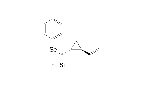 trans-1-(Methylethenyl)-2-(1-(phenylseleno)-1-(triethylsilyl)methyl)cyclopropane