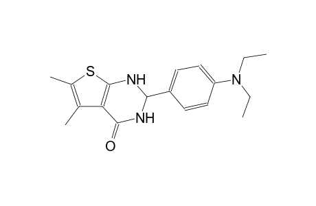 2-[4-(diethylamino)phenyl]-5,6-dimethyl-2,3-dihydrothieno[2,3-d]pyrimidin-4(1H)-one