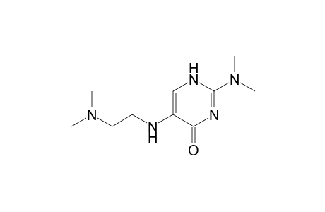 4(1H)-Pyrimidinone, 2-(dimethylamino)-5-[[2-(dimethylamino)ethyl]amino]-