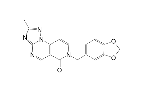 pyrido[3,4-e][1,2,4]triazolo[1,5-a]pyrimidin-6(7H)-one, 7-(1,3-benzodioxol-5-ylmethyl)-2-methyl-