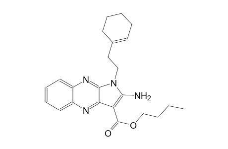 1H-pyrrolo[2,3-b]quinoxaline-3-carboxylic acid, 2-amino-1-[2-(1-cyclohexen-1-yl)ethyl]-, butyl ester