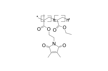 Poly[n-(5-methyl-3-oxa-4-oxohexen-5-yl)dimethylmaleimide-co-ethyl acrylate]