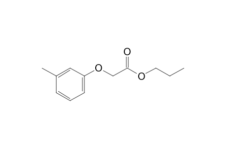 (m-tolyloxy)acetic acid, propyl ester
