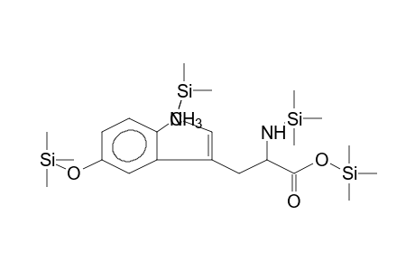 5-Hydroxytryptophan 4TMS
