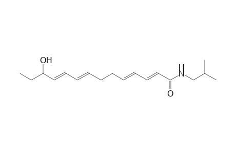1-Hydroxy-N-(2'-methylpropyl)tetradeca-2,4,8,10-tetraenamide