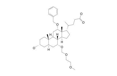 12-BENZYLOXY-3-HYDROXY-7-(2-METHOXYETHOXYMETHOXY)-CHOLANOIC-ACID