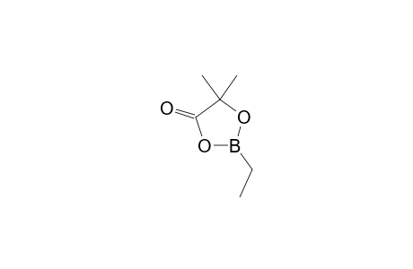 1,3,2-Dioxaborolane, 4,4-dimethyl-5-oxo-, 2-ethyl