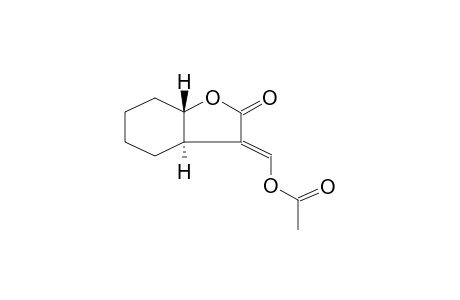 (E)-3-(ACETOXYMETHYLENE)-TRANS-HEXAHYDRO-2(3H)-BENZOFURANONE
