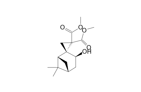 Dimethyl 3-hydroxy-6,6-dimethylspiro[bicyclo[3.1.1]heptane-2,1'-cyclopropane]-2',2'-dicarboxylate