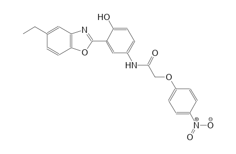 acetamide, N-[3-(5-ethyl-2-benzoxazolyl)-4-hydroxyphenyl]-2-(4-nitrophenoxy)-