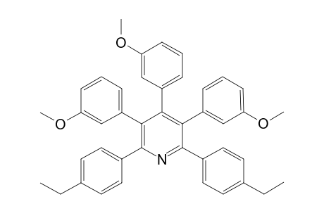 2,6-Bis(4-ethylphenyl)-3,4,5-tris(3-methoxyphenyl)pyridine