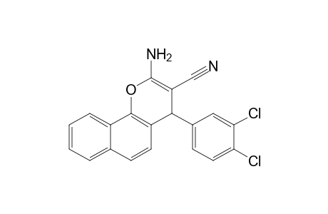 2-Amino-4-(3,4-dichlorophenyl)-4H-benzo[h]chromene-3-carbonitrile