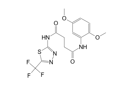 N~1~-(2,5-dimethoxyphenyl)-N~4~-[5-(trifluoromethyl)-1,3,4-thiadiazol-2-yl]succinamide