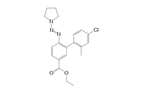 (E)-Ethyl 4'-chloro-2'-methyl-6-(pyrrolidin-1-yldiazenyl)-[1,1'-biphenyl]-3-carboxylate