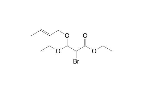 Ethyl 3-ethoxy-3-(1'-buten-3'-oxy)-3-bromopropionate