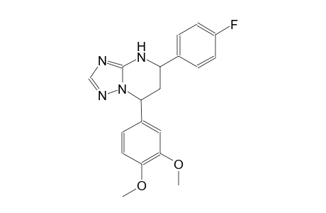 7-(3,4-dimethoxyphenyl)-5-(4-fluorophenyl)-4,5,6,7-tetrahydro[1,2,4]triazolo[1,5-a]pyrimidine