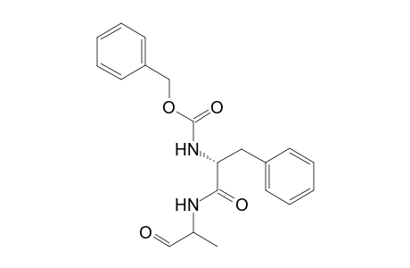 2-[N-(Benzyloxycarbonyl)-(R)-phenylalanylamino]propan-1-al
